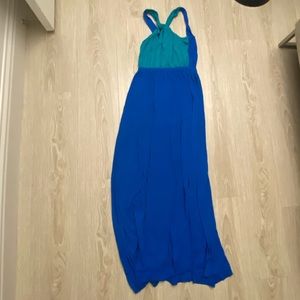 Blue Maxi Dress in Size Small